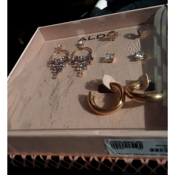 NIB - Aldo "Preolenna-961" Box Set of 4 Earrings - Picture 8 of 8